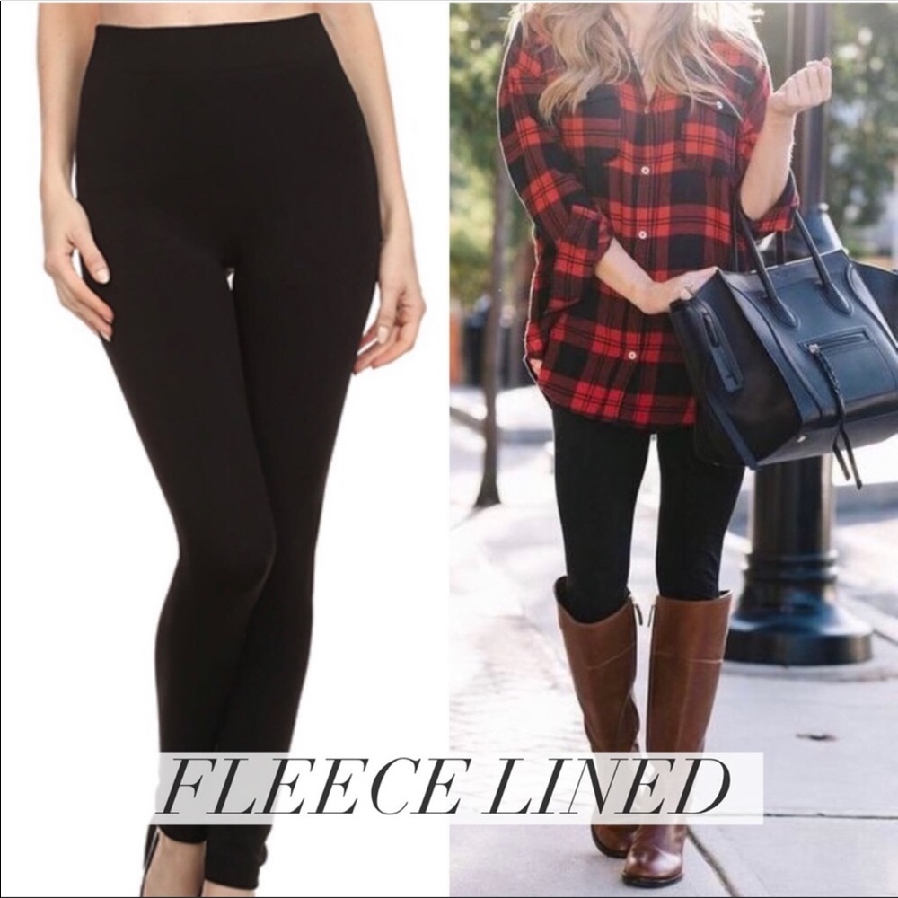 LAST!Fleeced lined leggings - Picture 3 of 7
